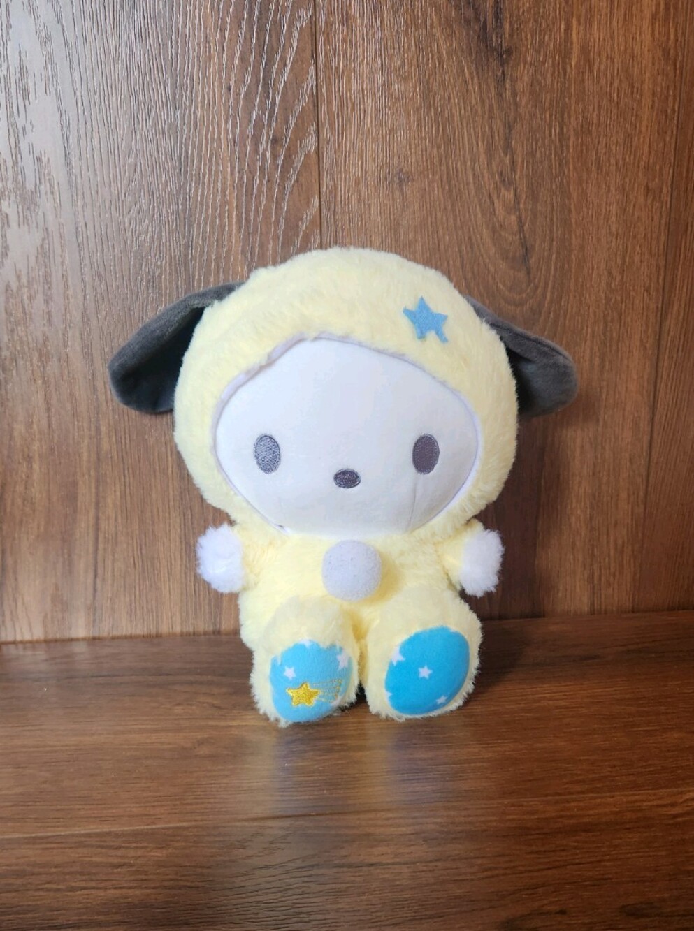 Sanrio Brand Hello Kitty Pochacco Cinnamoroll Yellow Shooting Star Plush 10"
